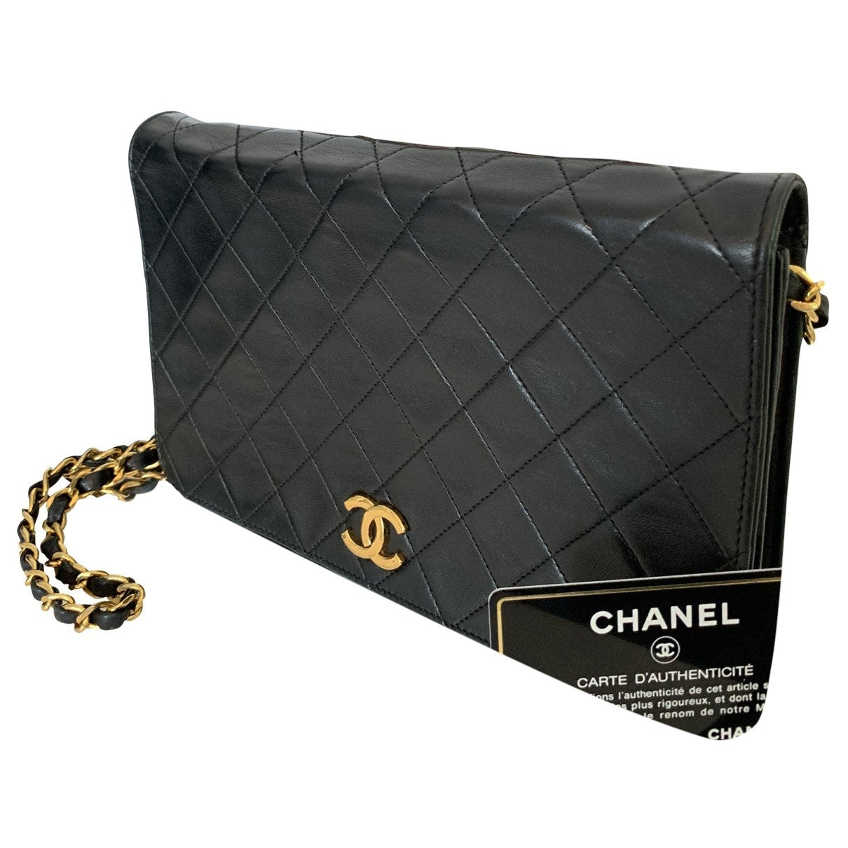 black leather handbag Essential