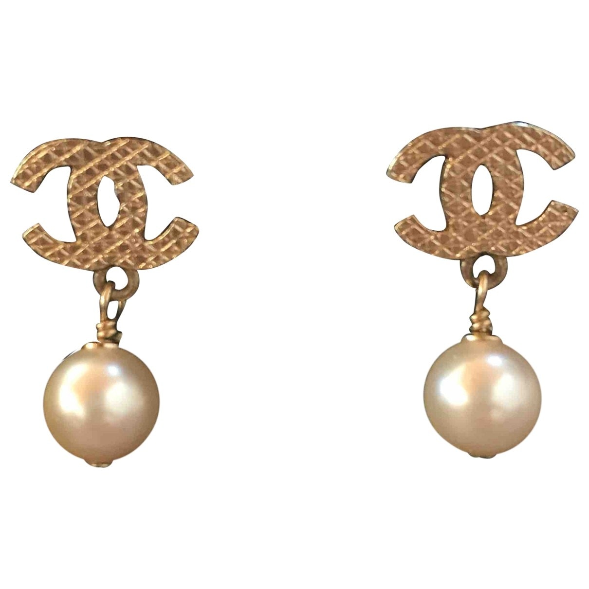 cc gold metal earrings Jewelry Boutique