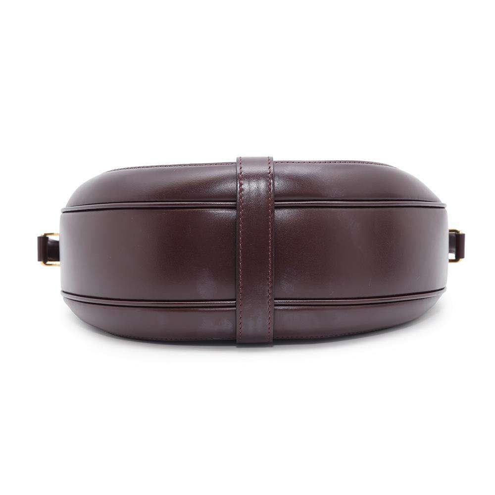 Busas Seize Shoulder Bag Bordeaux Leather