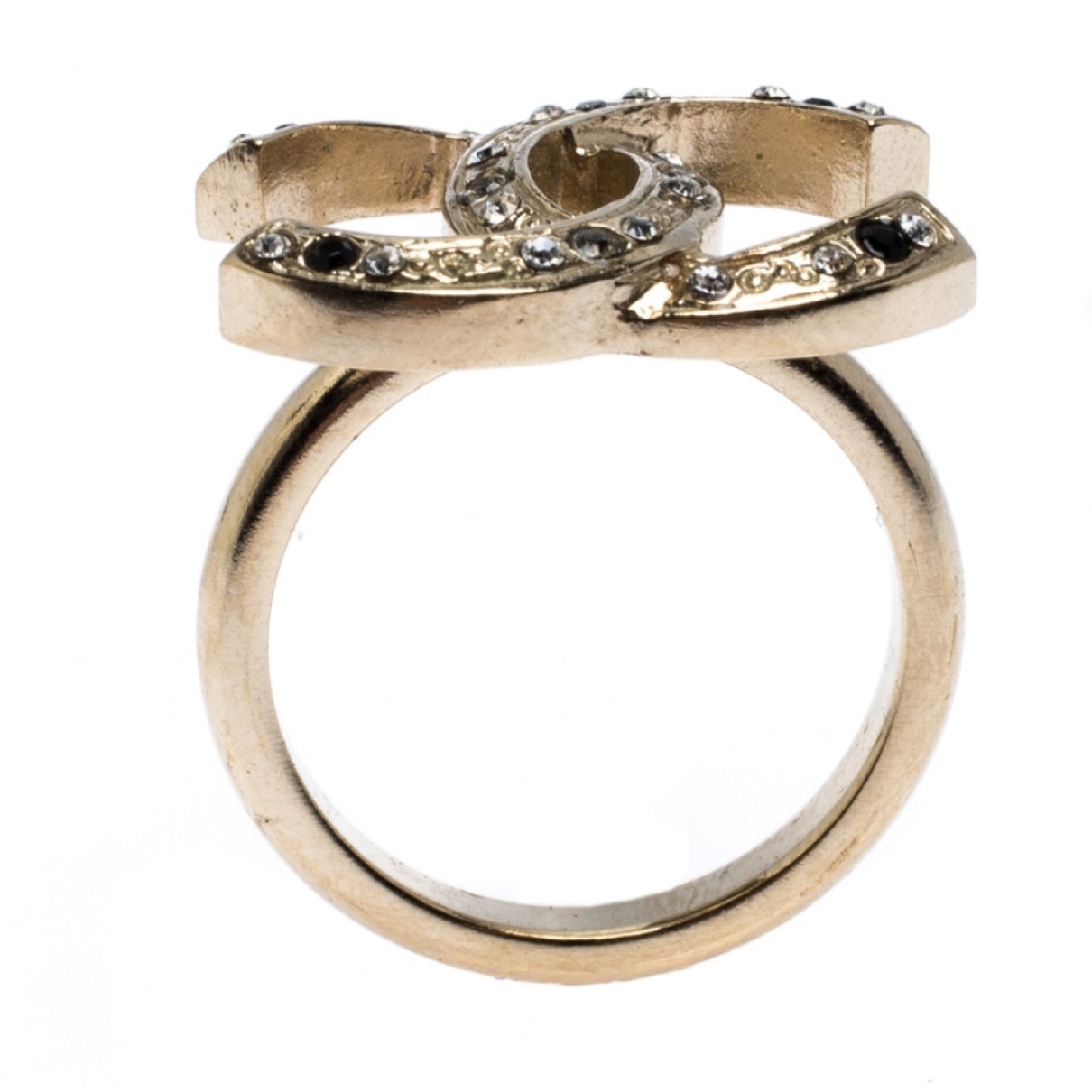 Chanel gold metal rings Jewelry