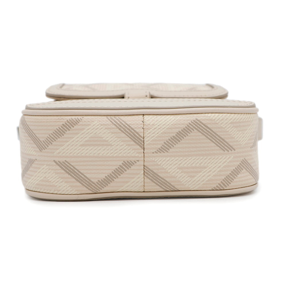Dior Hit The Road Vertical Pouch Cddiamond Esca Leather White Travel Bag