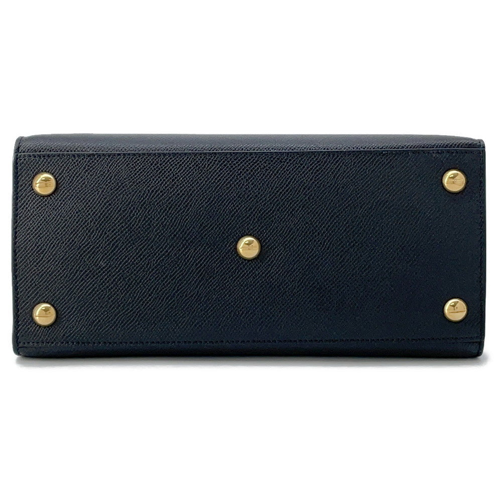 Dior Montaigne Saint Honore Way Handbag Size Leather Black Travel Bag