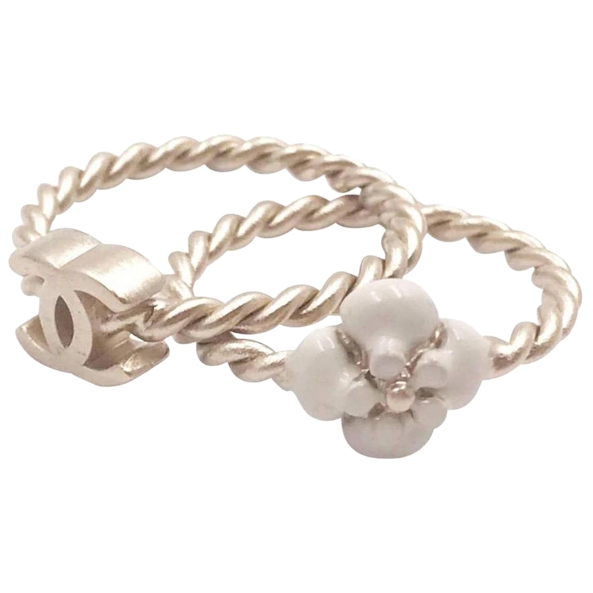 Chanel cc gold metal rings Jewelry