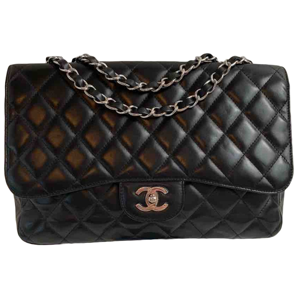 timeless/classique black leather handbag 102