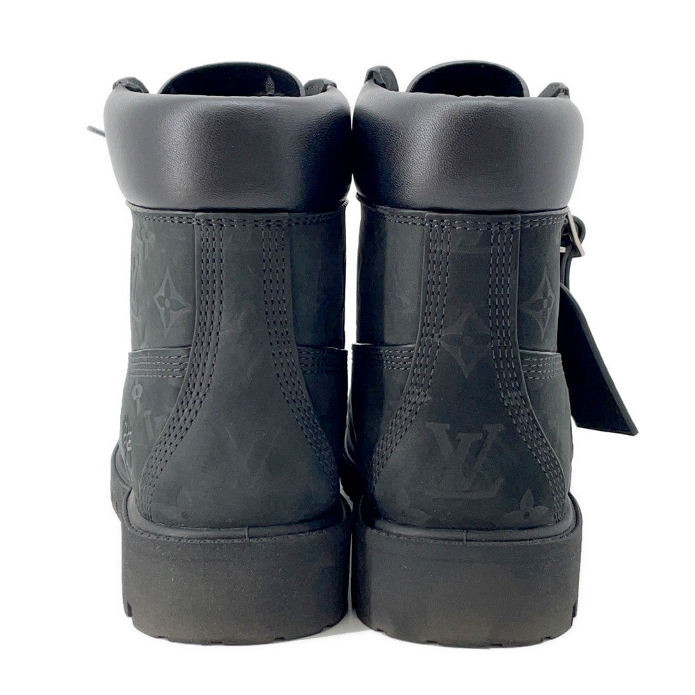 Louis Vuitton Timberland 6- EncreBoots Black1AD73B Suede Leather Shoes