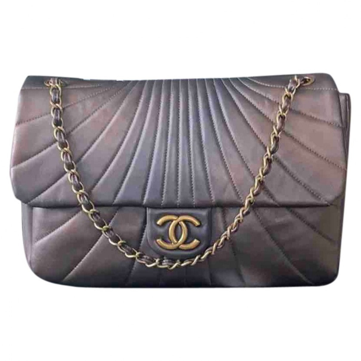 timeless/classique black leather handbag 110