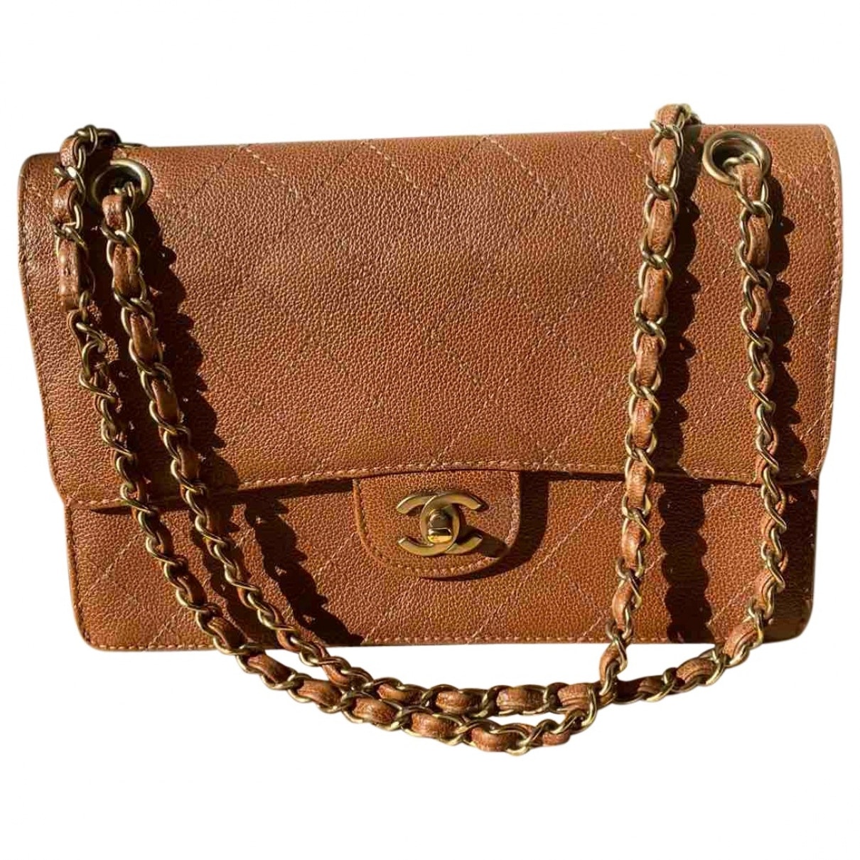 timeless/classique brown leather handbag Classic