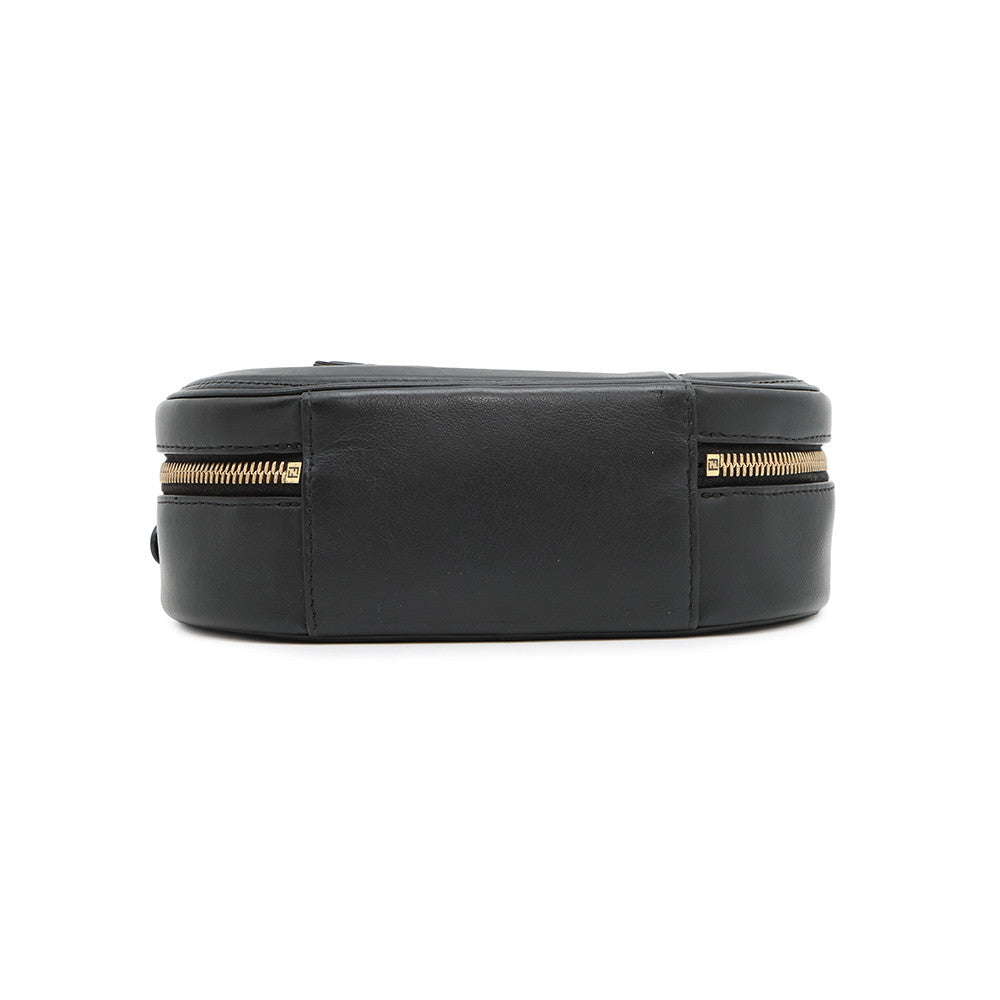 Fendi Orlock Camera Shoulder Bag Black8Bs058 Leather Mini