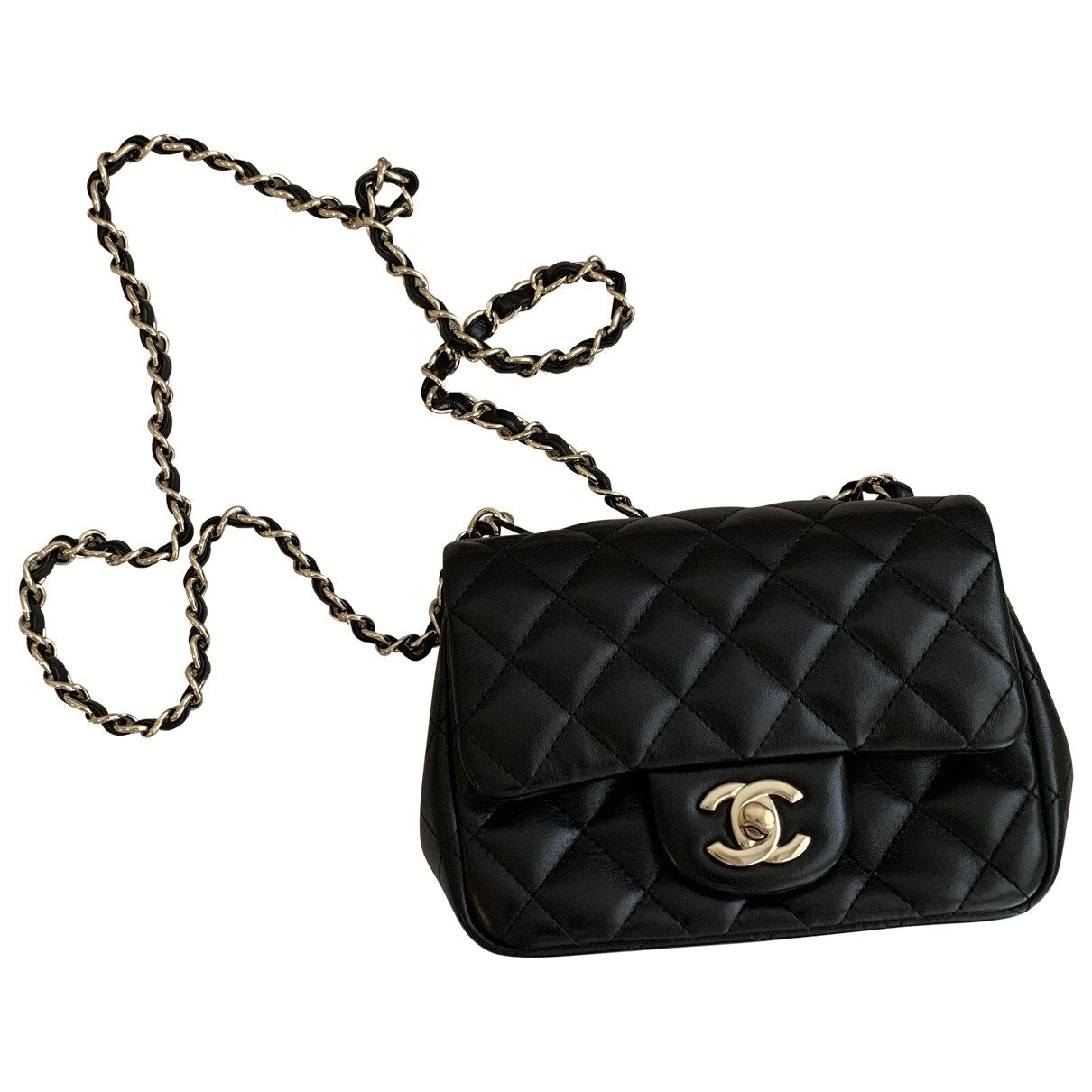 timeless/classique black leather handbag 119