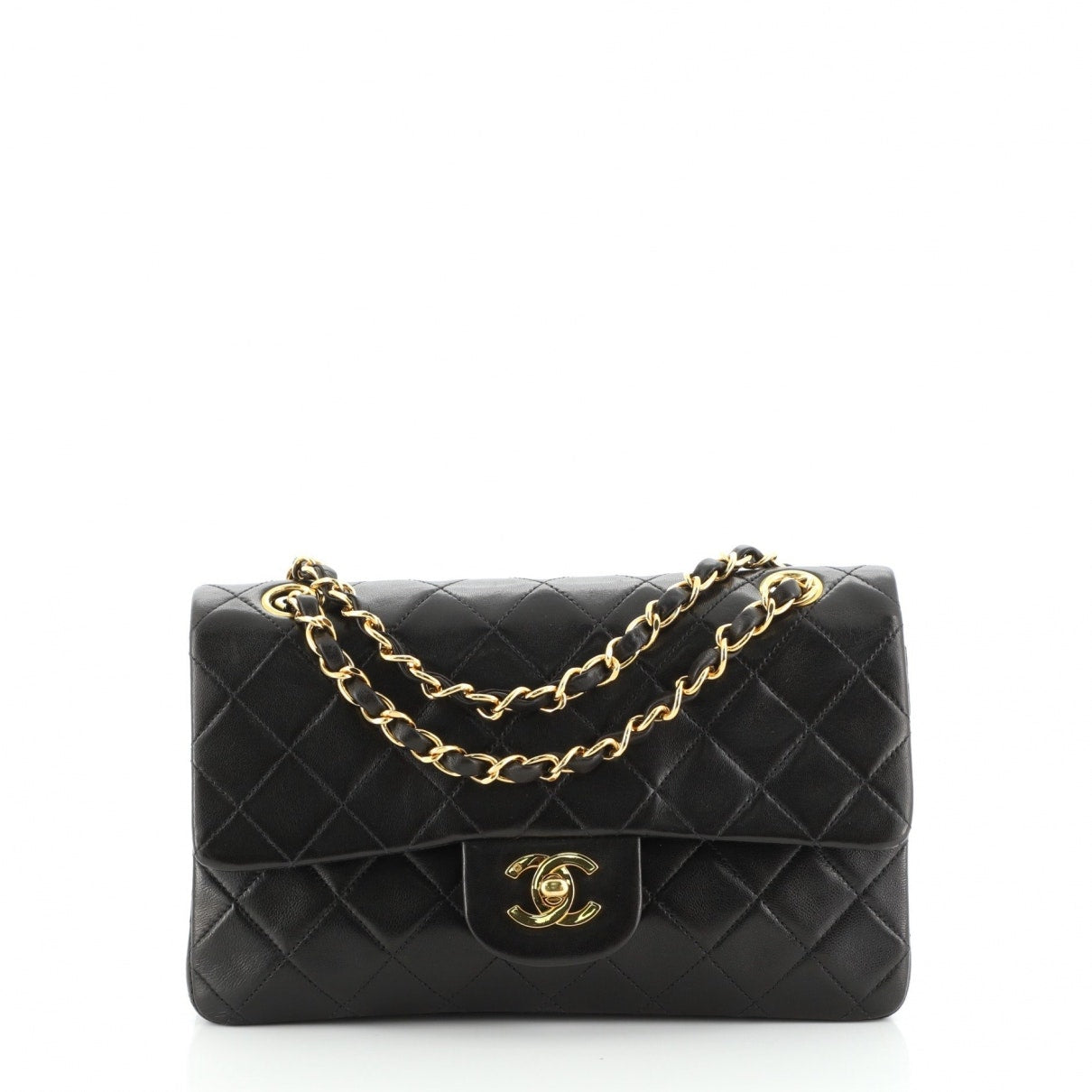 timeless/classique black leather handbag 121