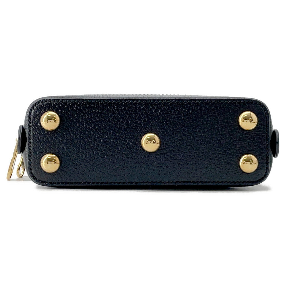 Gucci GUCCIxadidas Horsebit1955 Black677212 Leather Shoulder Bag