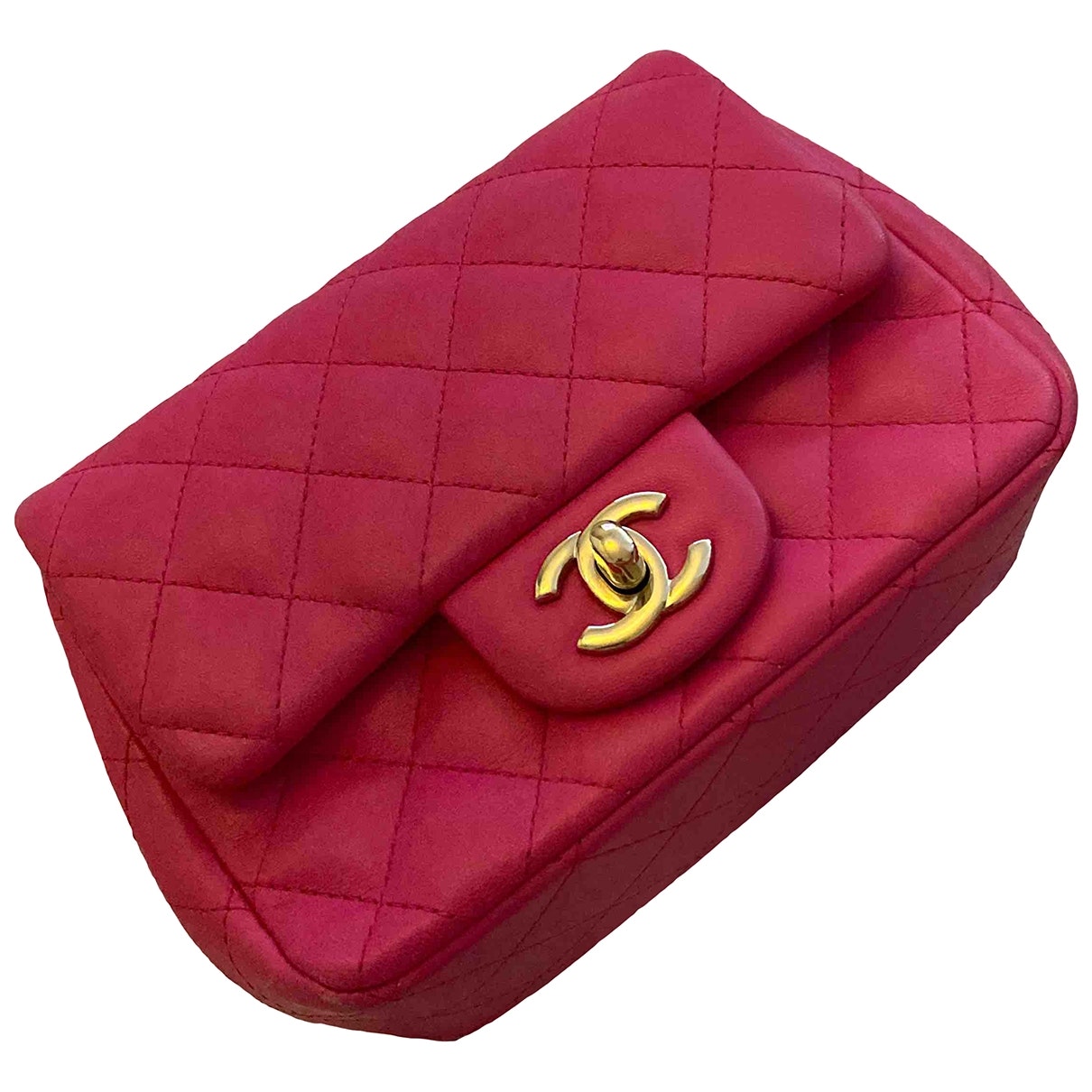timeless/classique pink leather handbag Signature