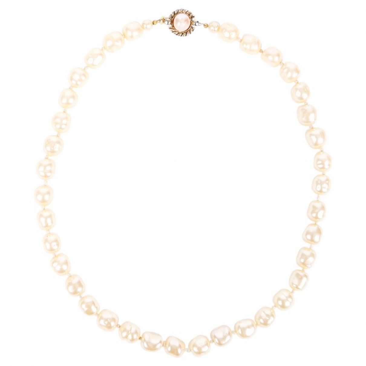 Chanel Silver Necklaces Jewelry Signature