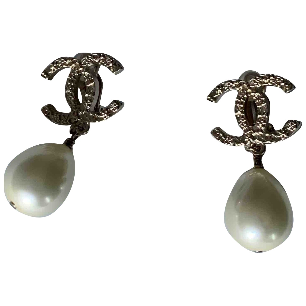 cc gold metal earrings Jewelry Iconic