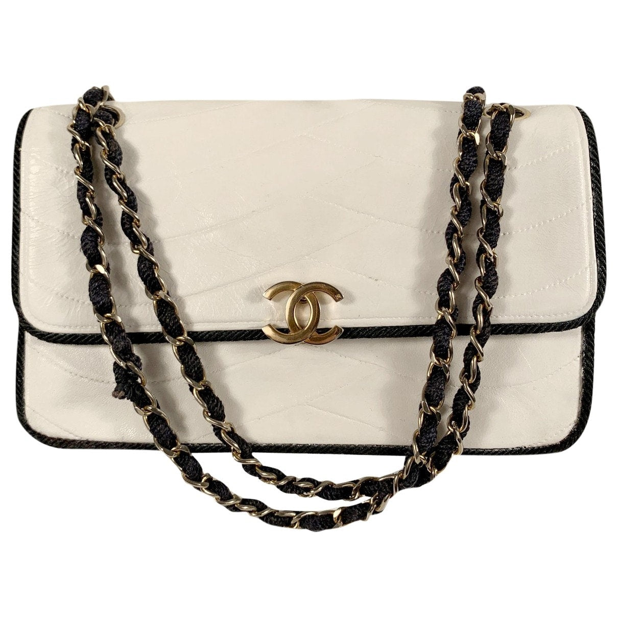 white leather handbag Classic