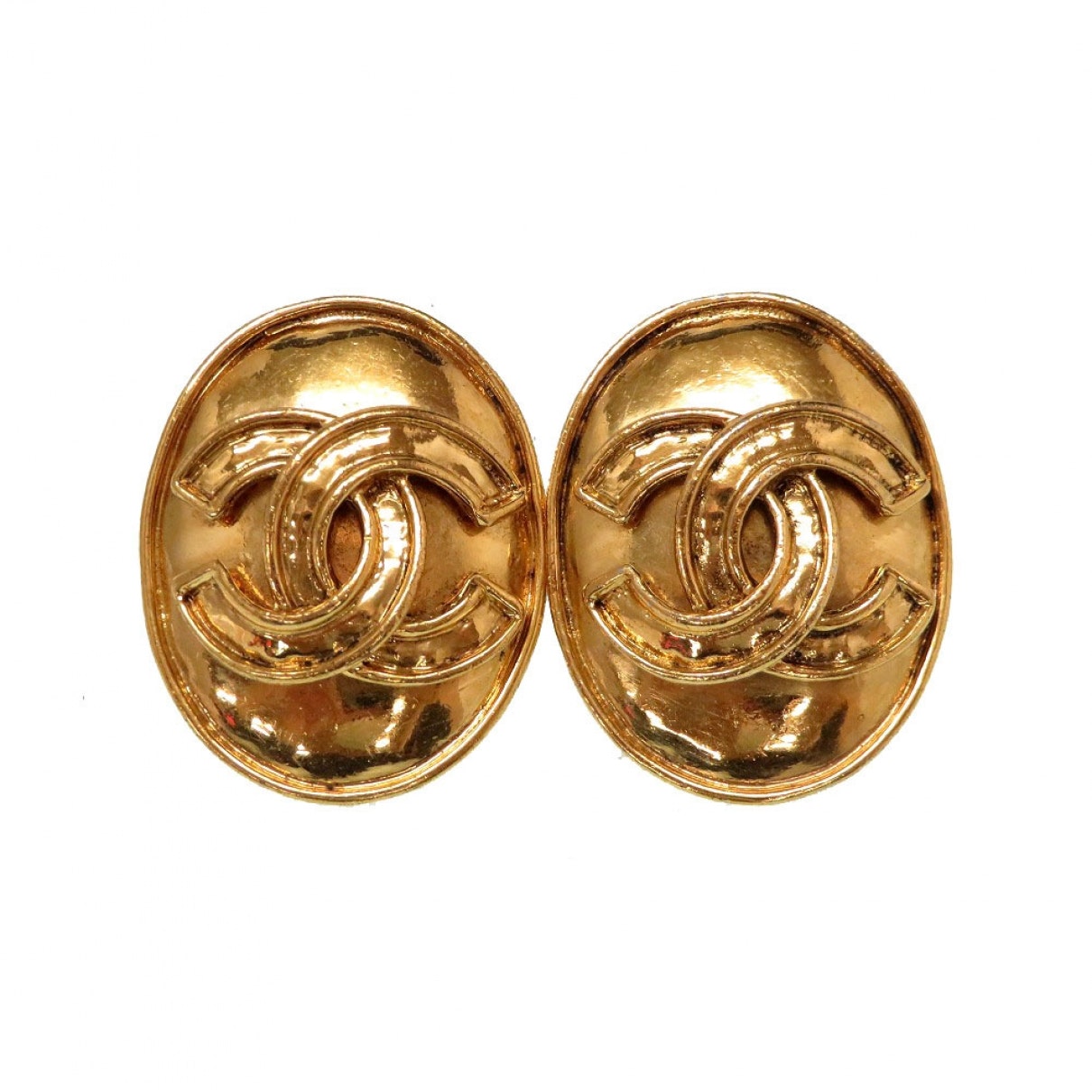 cc gold metal earrings Jewelry Graceful