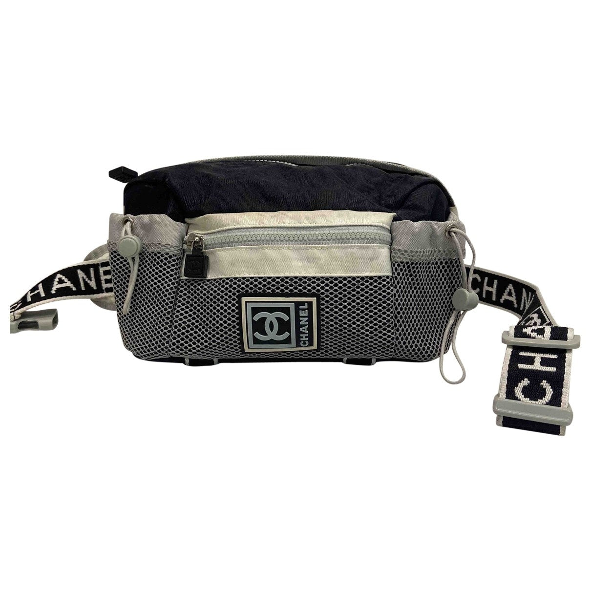 black cloth handbag Signature