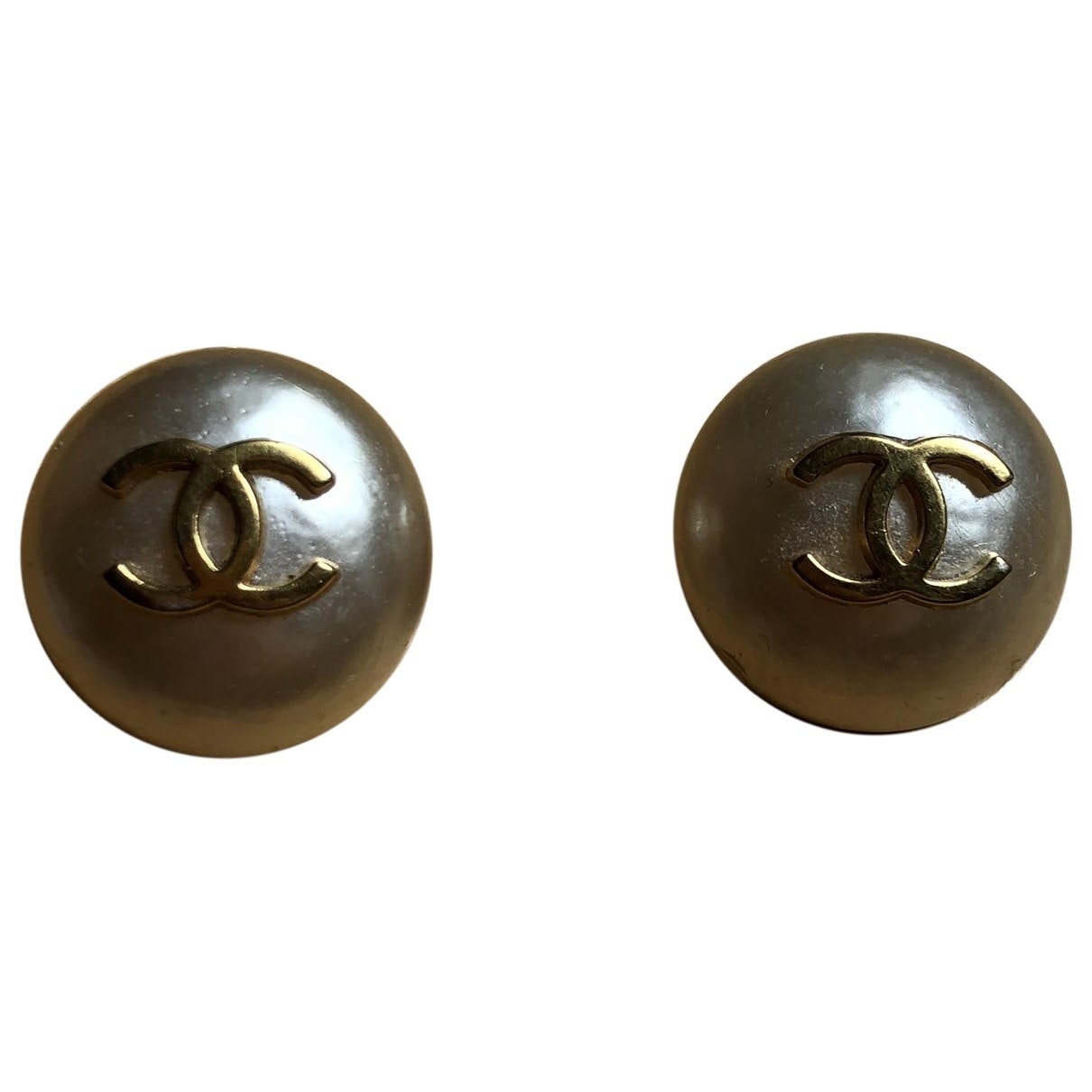 cc gold pearls earrings Jewelry Signature