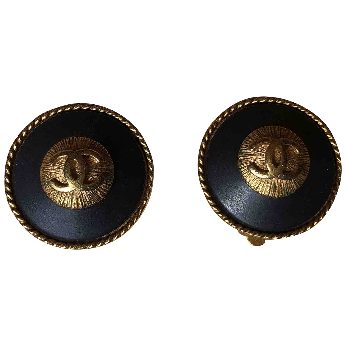 cc gold metal earrings Jewelry Formal