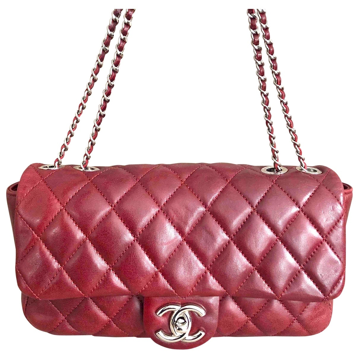 timeless/classique red leather handbag Heritage
