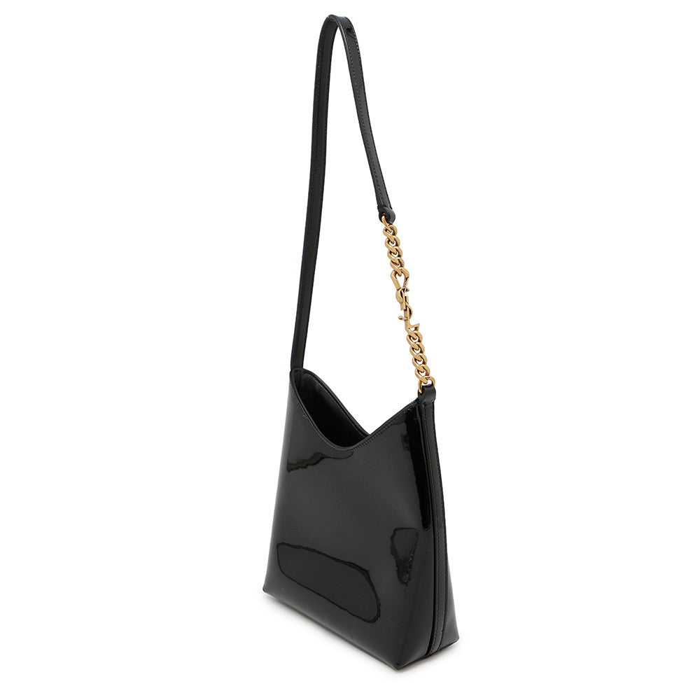 Saint Paris Handbag Black773626 Patent Leather Travel Bag
