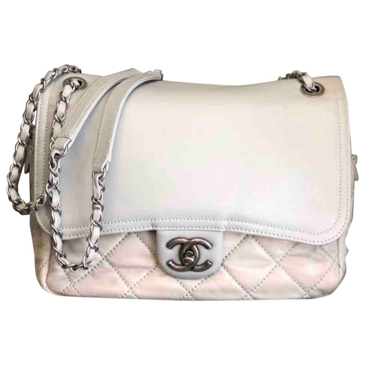 timeless/classique white leather handbag Heritage