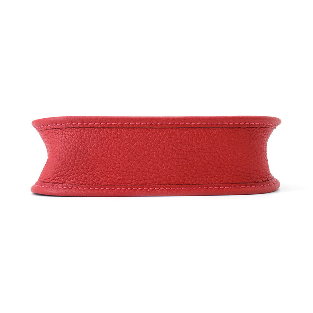 Evelyne Long Rouge Piman Taurillon Clemence Size Travel Bag