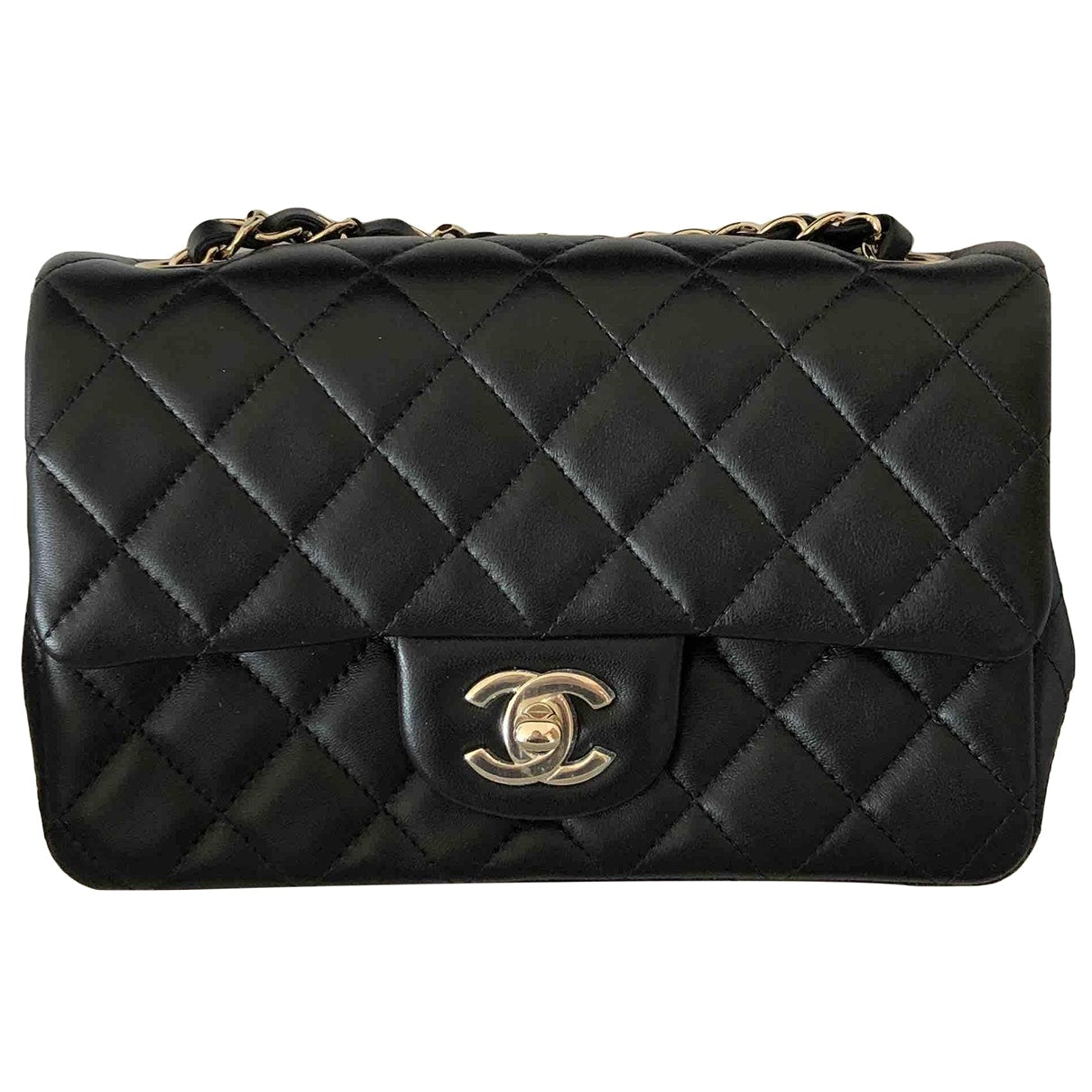 timeless/classique black leather handbag 164