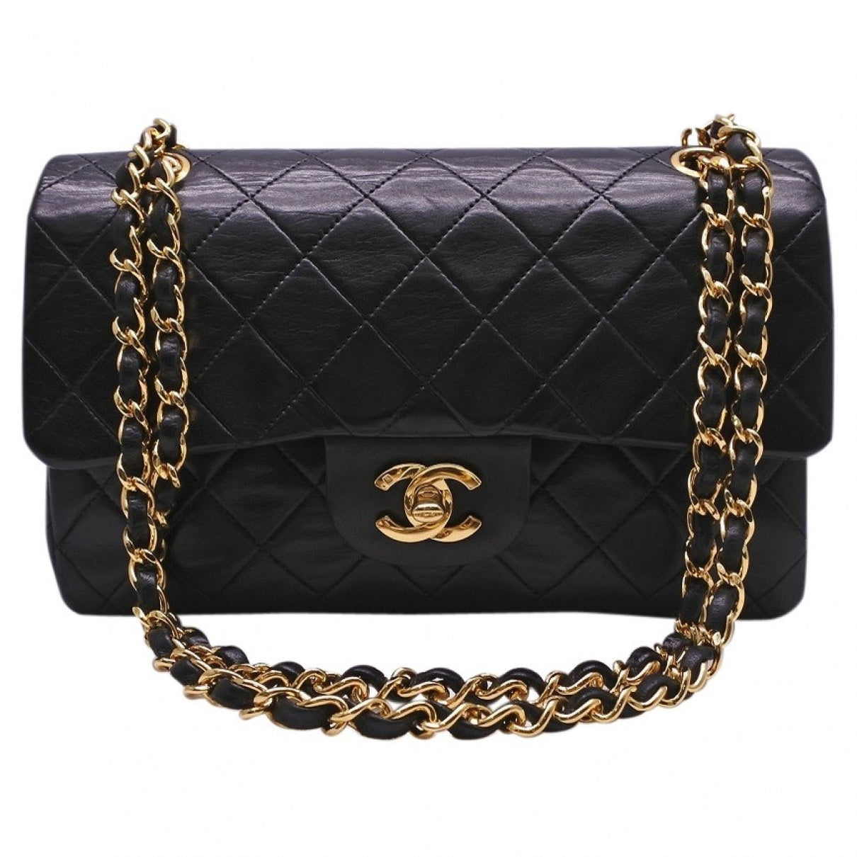 timeless/classique black leather handbag 169