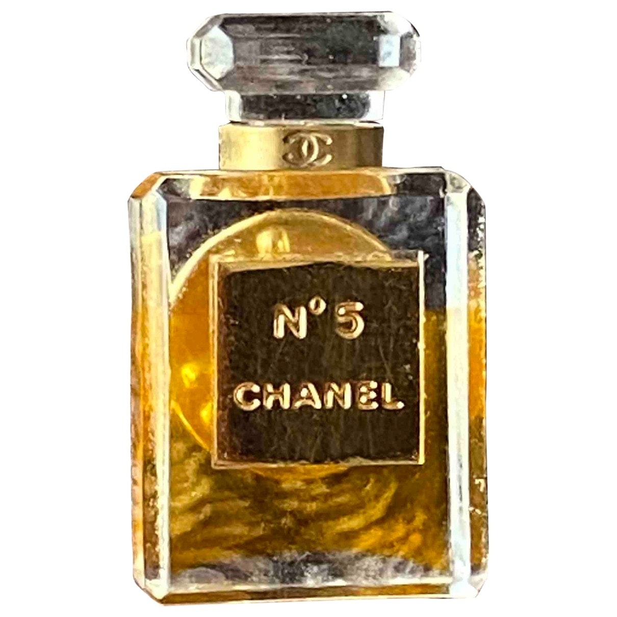 Chanel gold plastic pins & brooches Jewelry