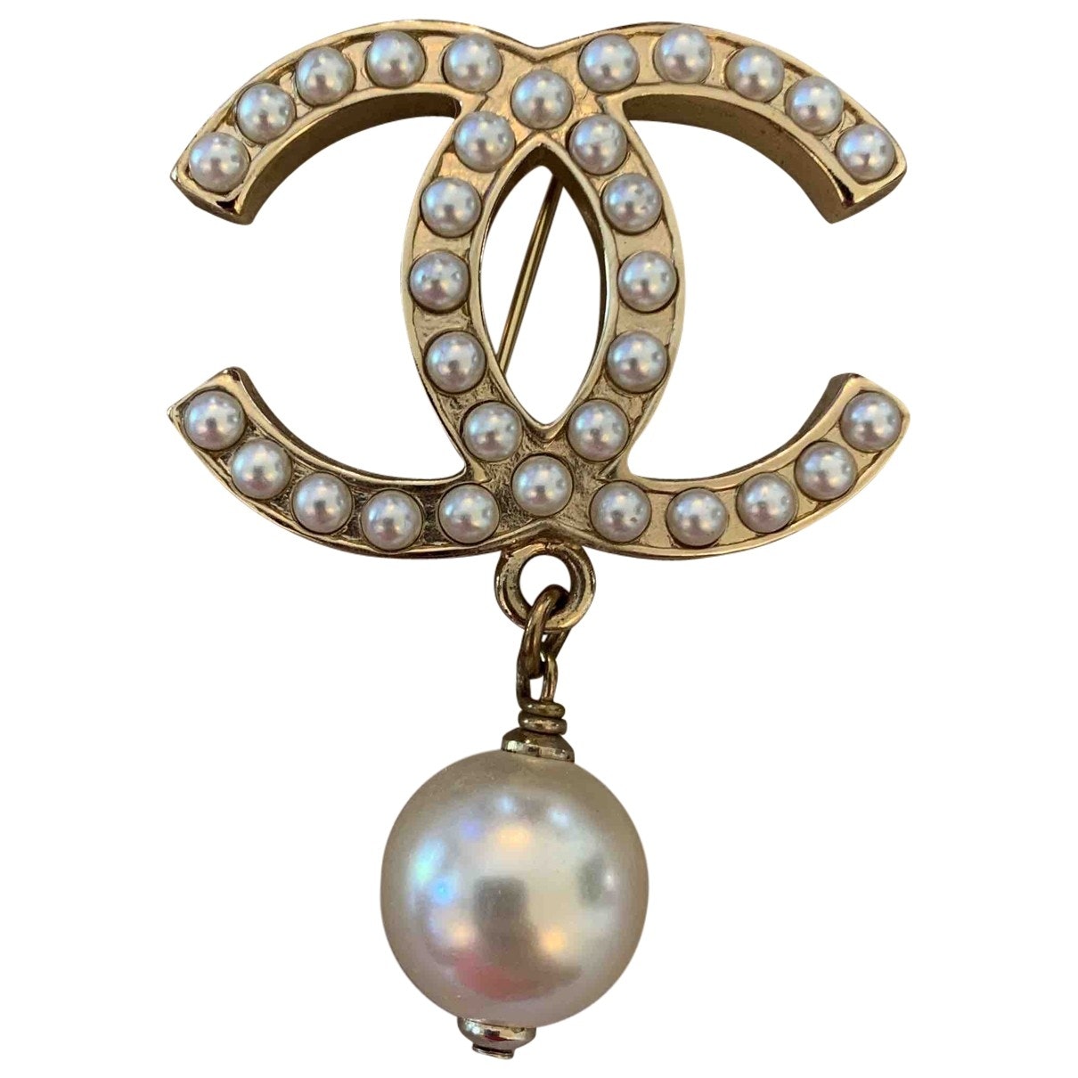 Chanel cc multicolour metal pins & brooches Jewelry