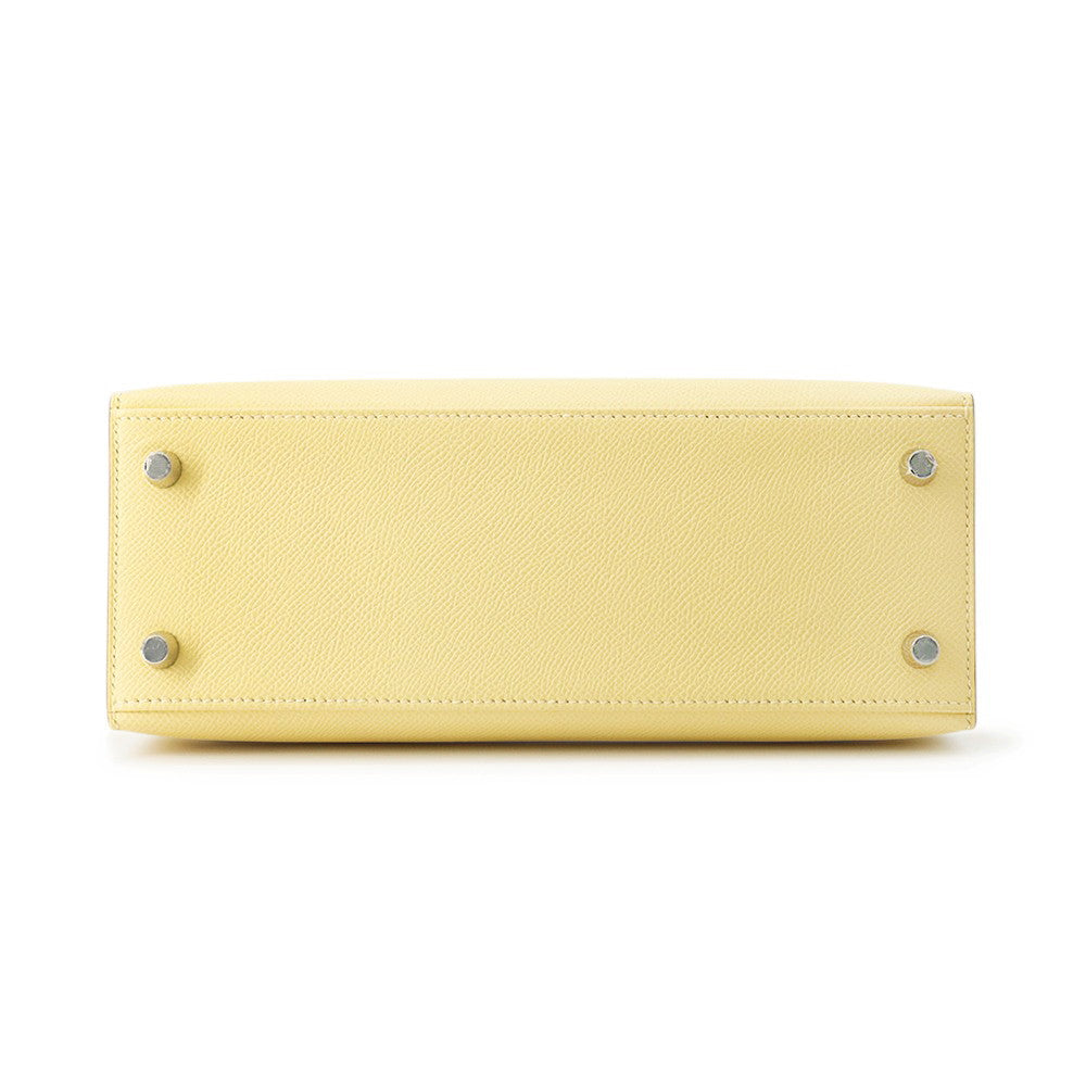 Kelly Sellier Jaune Poussin Epsom Size Handbag Travel Bag