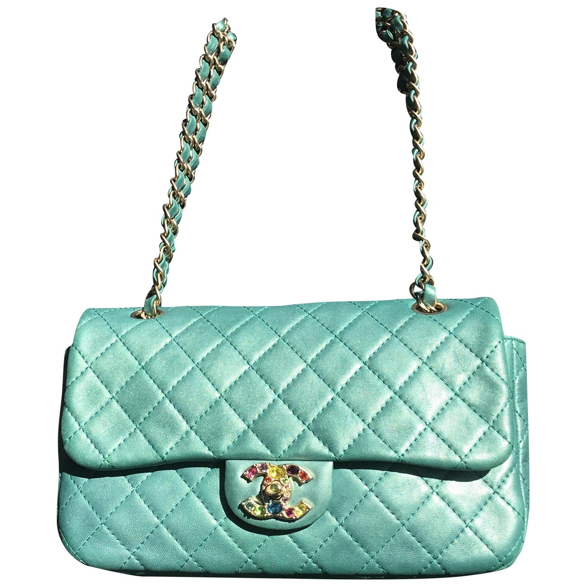timeless/classique blue leather handbag Soft
