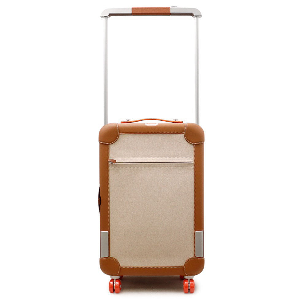 Rms Rolling Mobility Suitcase Toile H Taurillon Gold Travel Bag