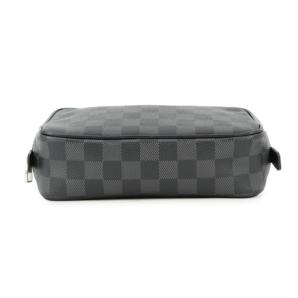 Louis Vuitton Trousse Toilette NoirN47522 Graphite PM Damier Handbag