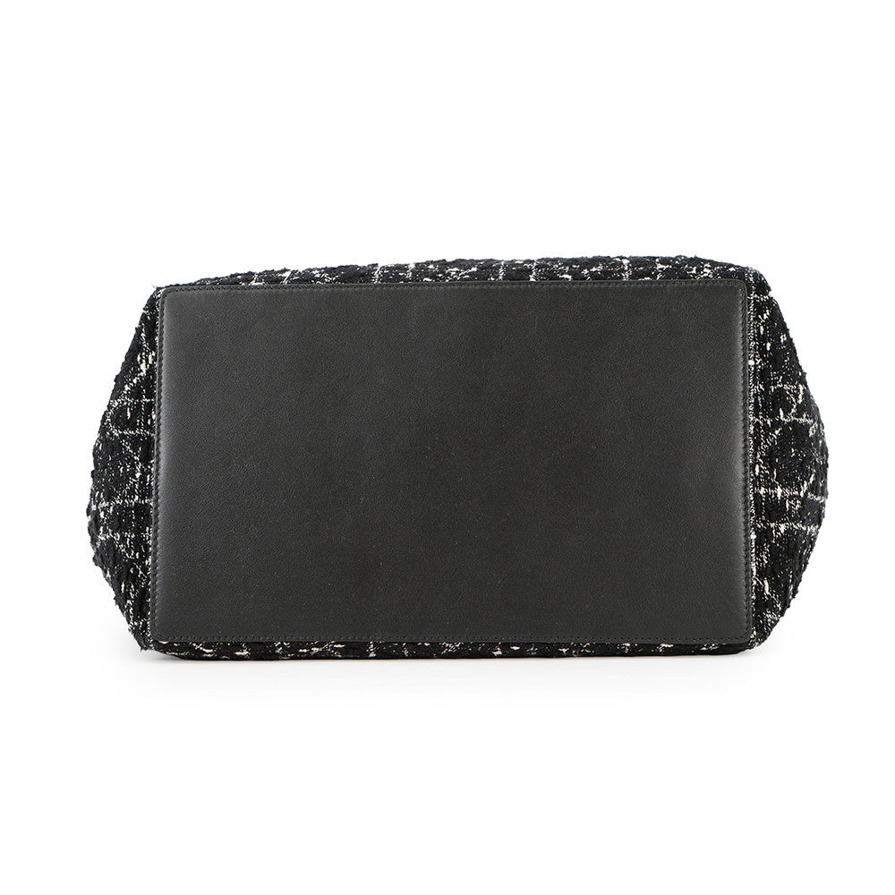 Dior To Jules Bag Whitem Otkv Tweed Calf Leather Black Travel Bag