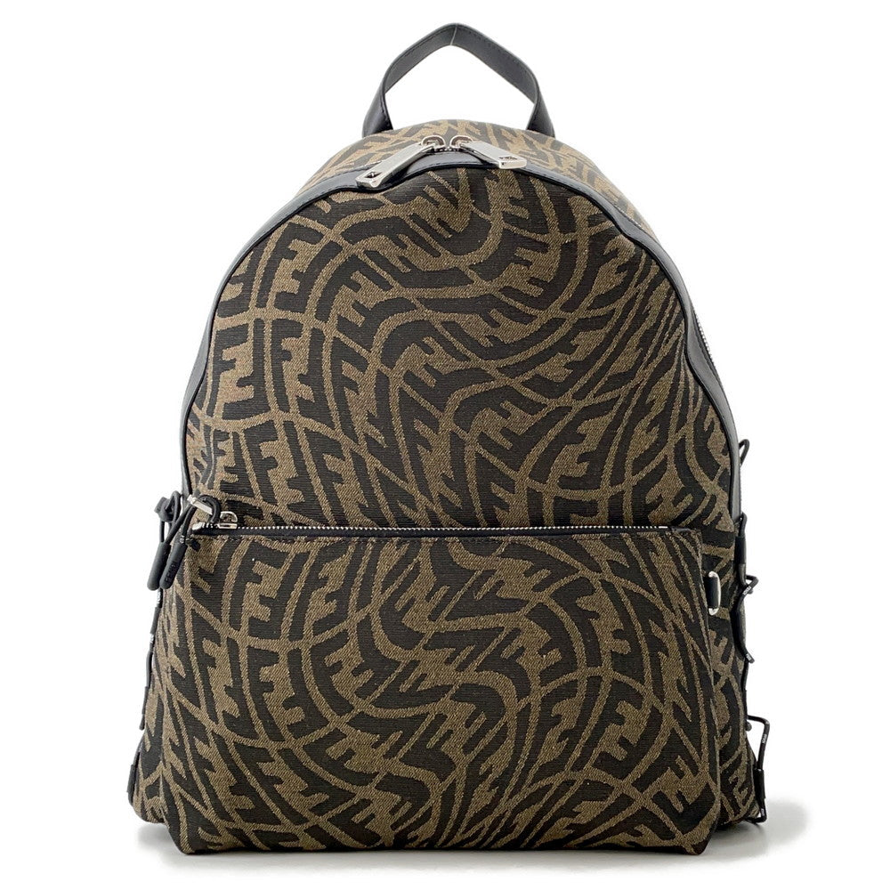 Fendi Backpack ?FF Vertigo Brown7VZ042 Canvas