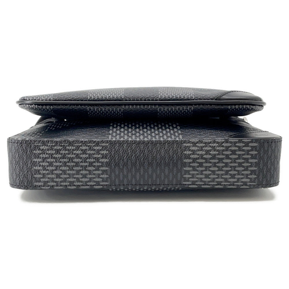 Louis Vuitton Trio Messenger NoirN50017 Graphite 3D Damier Crossbody Bag