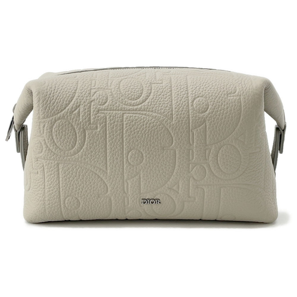 Dior Handbag Gravity Pouch Gray2ESCA495 Leather