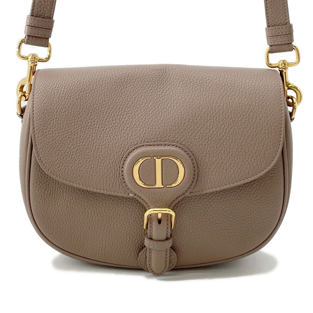 Dior Shoulder Bag Bobby GreigeM9319UBBN 45M Grained CalfLeather Medium