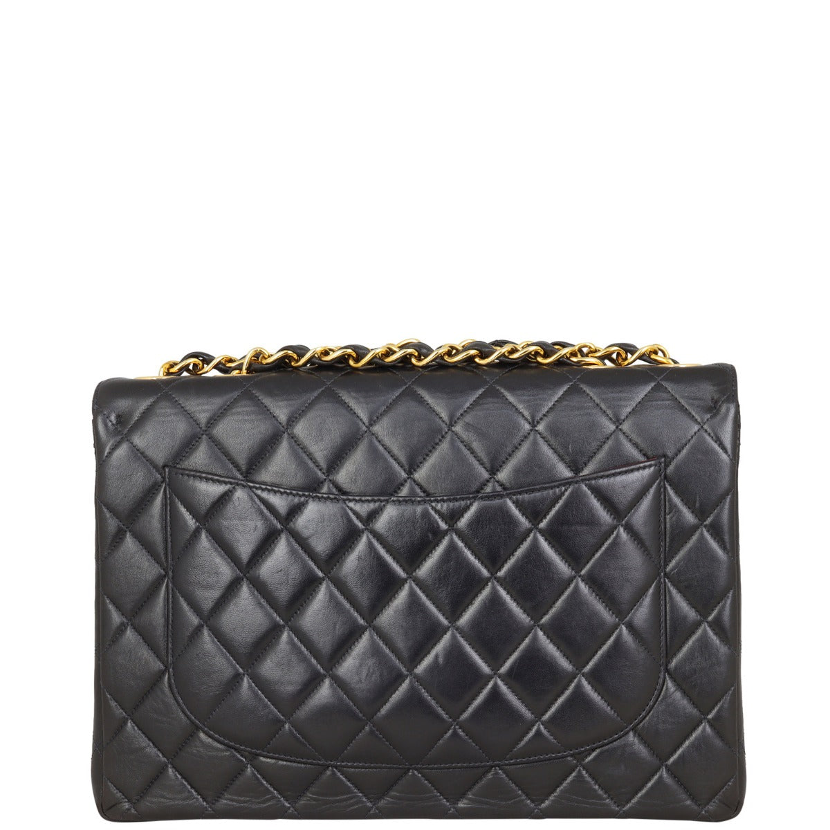 Chanel Maxi Jumbo XL Single Bag GHW Black Flap Handbag