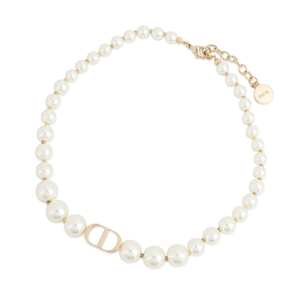 Dior Jewelry 30Montaigne Short Necklace ChokerN1116MTGRS D301 Plated Faux Gold