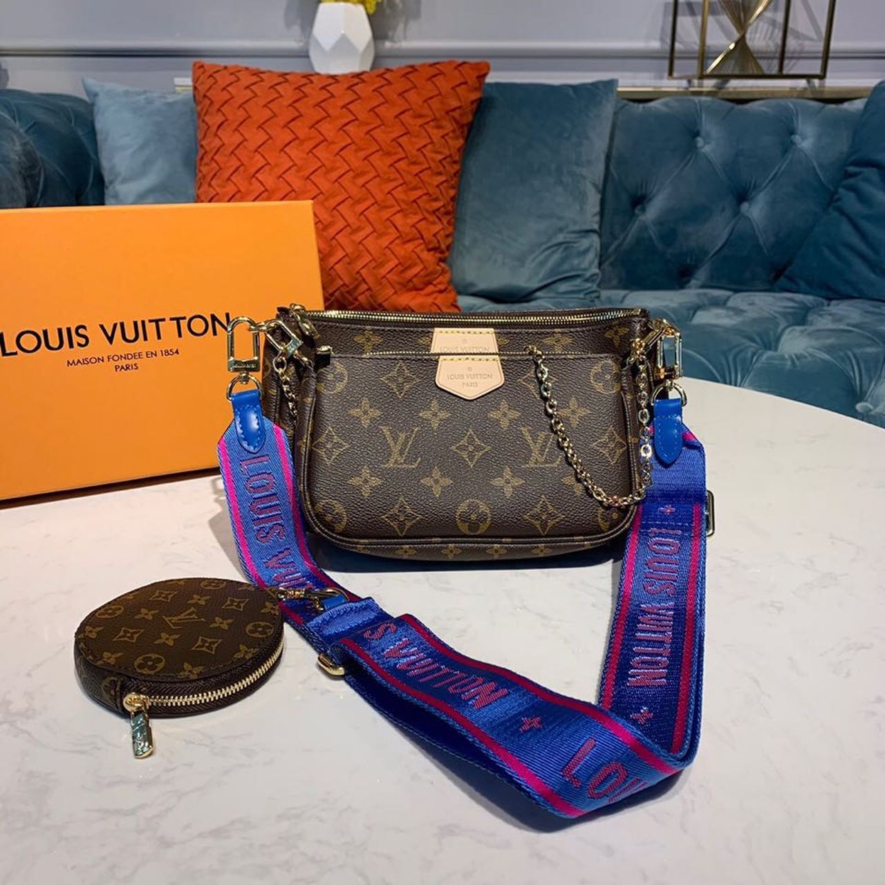 Top Quality Multi Pochette Accessoires For Women Canvas Monogram Crossbody Bag