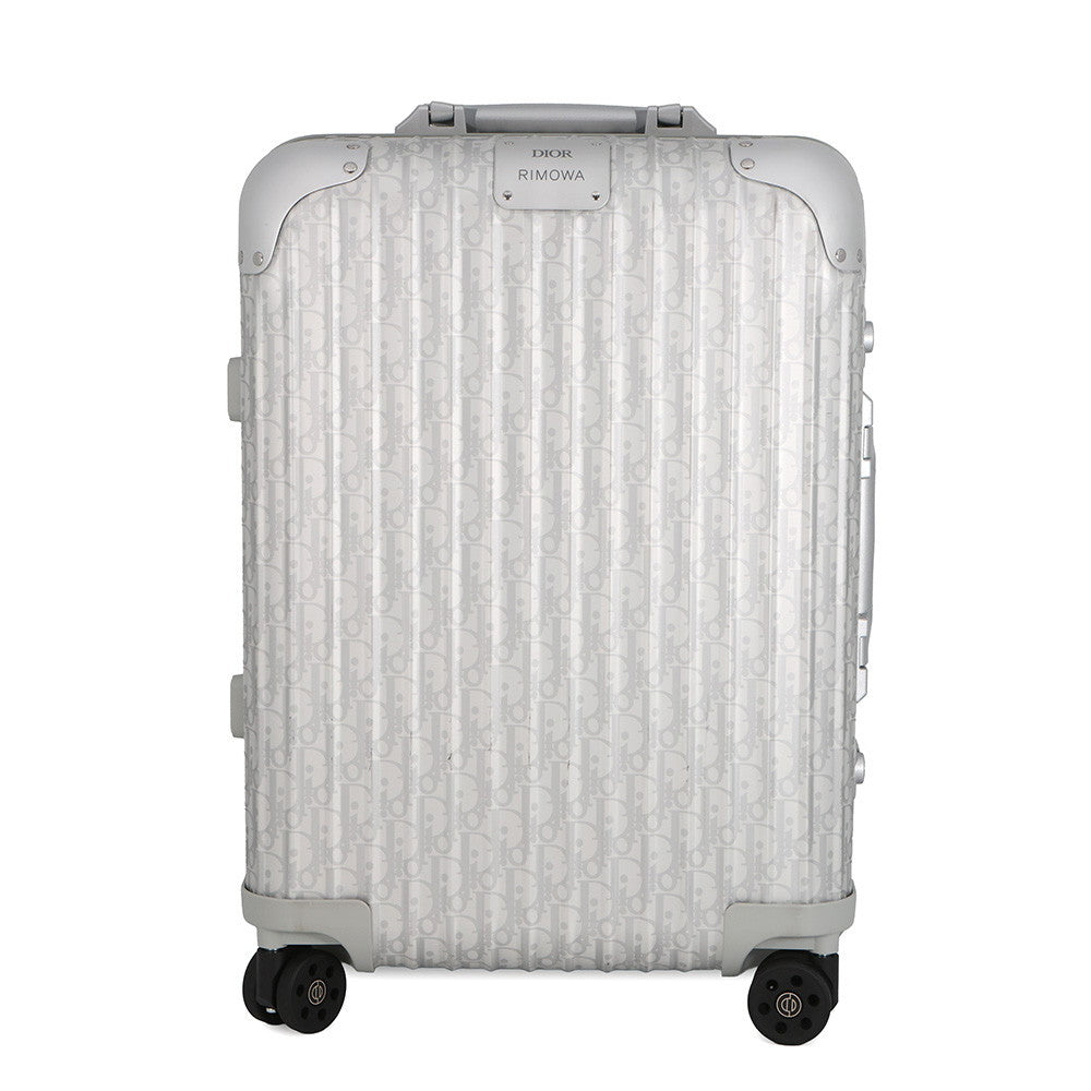 Dior Bag Rimowa Collaboration Cabin Suitcase Oblique Carry-on Silver1DRTR002YWZ Mini Mini Bag