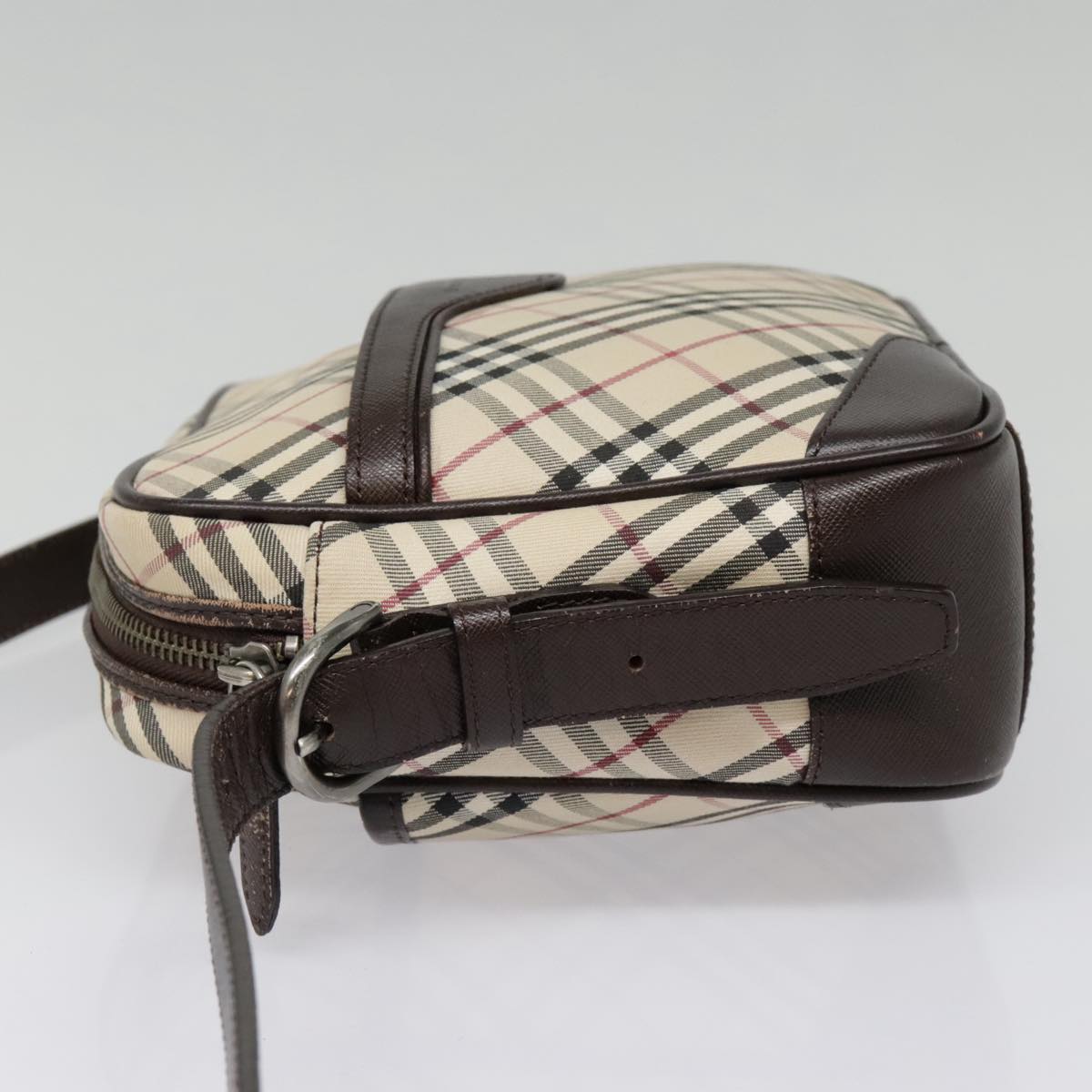 Burberry Nova Check Shoulder Bag Canvas Beige Shoulder Bag 12