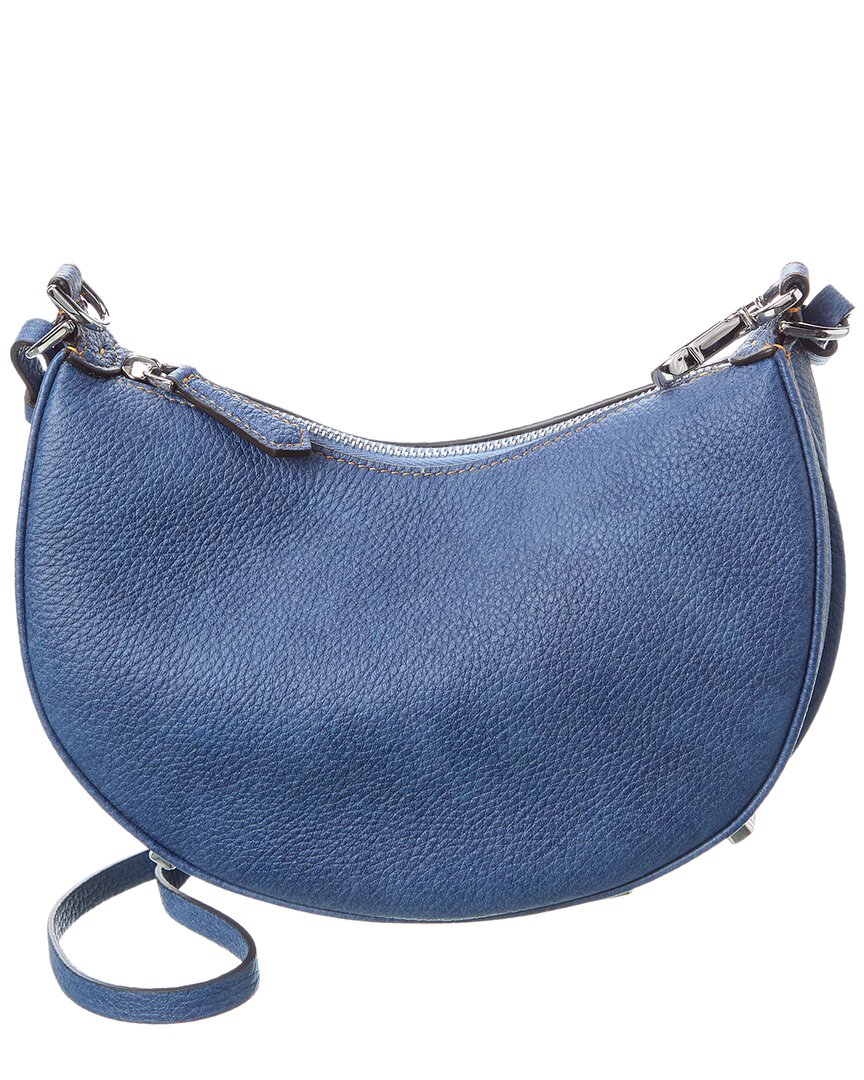 Fendi Handbag graphy Hobo Bag 6 Leather Blue Mini