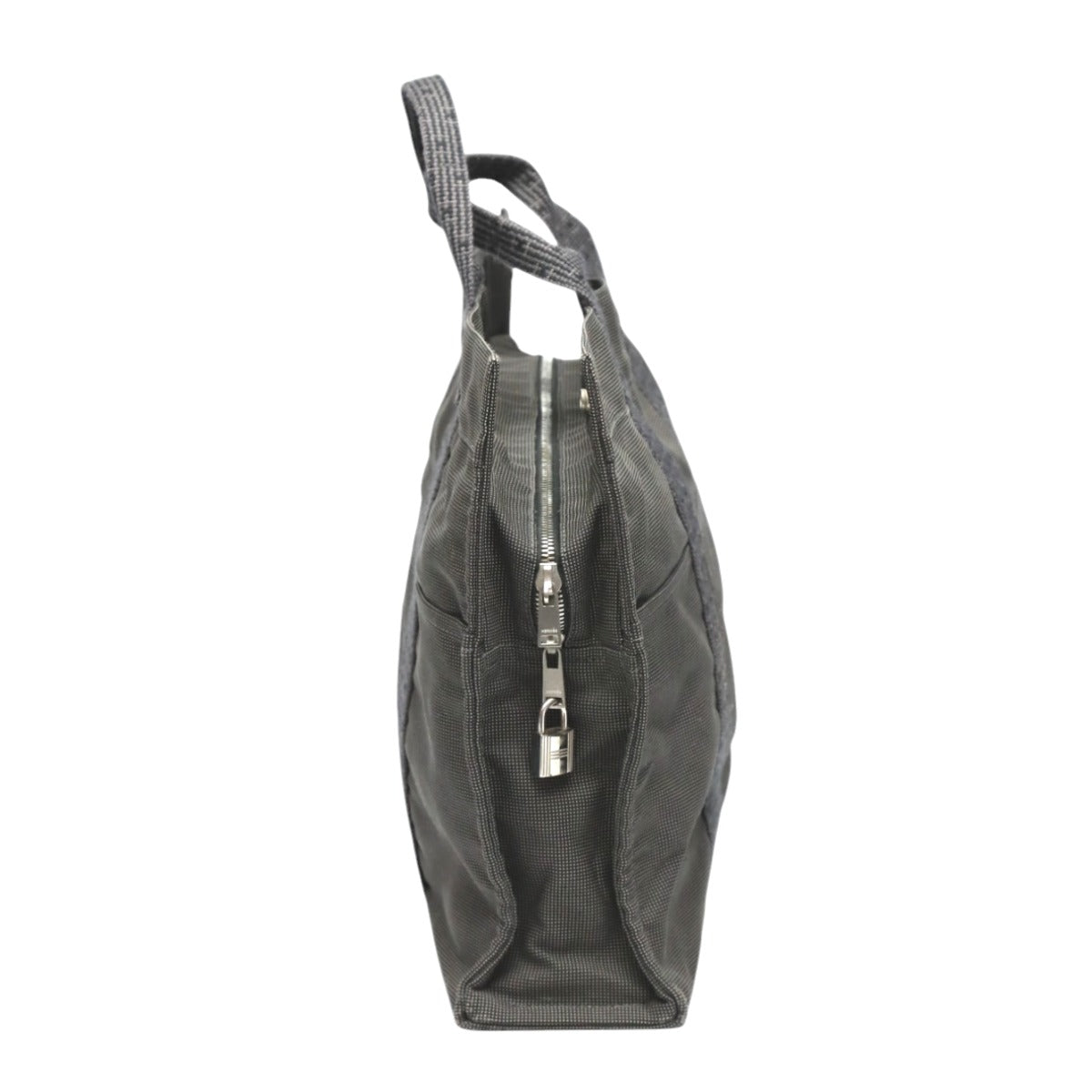 Tote Bag Gray Tote Mm Her Line Canvas