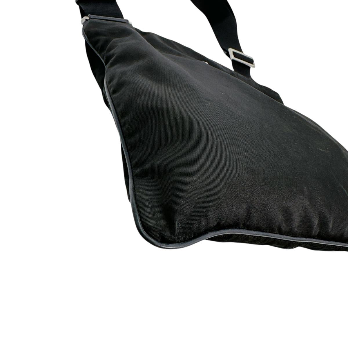 Shoulder Bag Cross Sling Bag Lightweight Crossbody Nylon Black Crossbody Bag