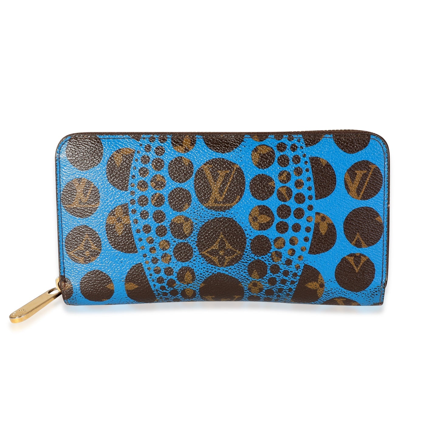 Louis Vuitton x Yayoi Kusama Infinity Dots Monogram Canvas Blue Wallet Case