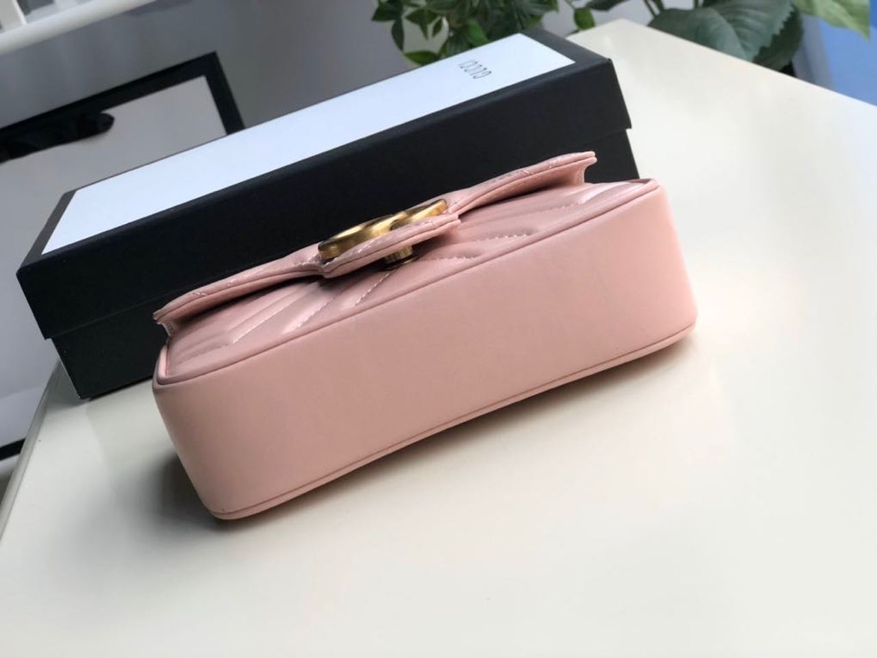 gg Marmont Matelassé Super Dusty Pink Mini Bag